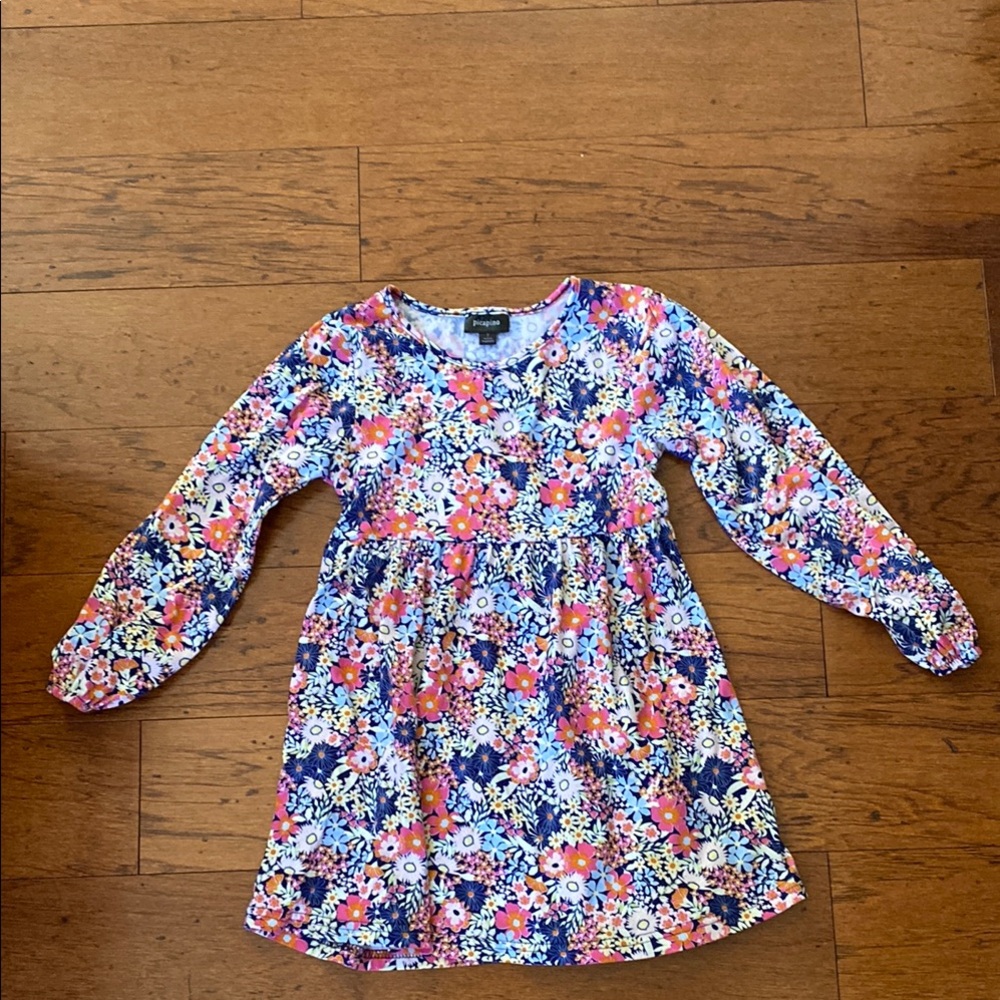 Picapino floral print dress -size 7